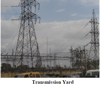 High voltage transmission yard